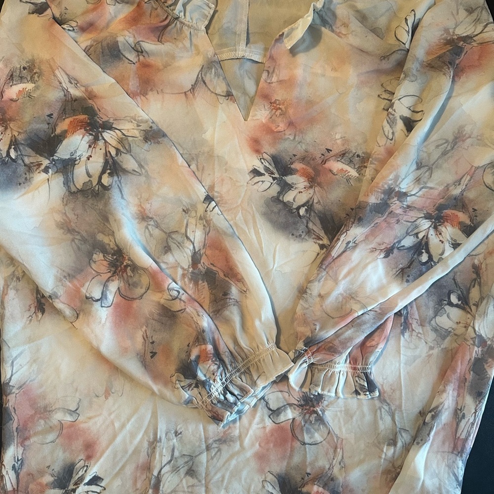 Chic Floral Women's Blouse